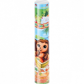 Хлопушка «Чебурашка», 30 см., пневмо (Веселый Праздник, POP-30-CHsim)